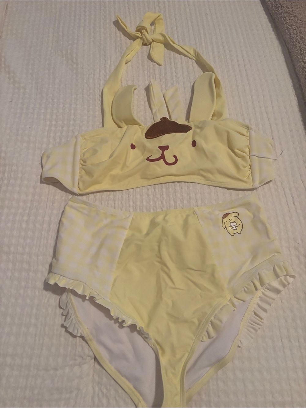 Sanrio Yellow Pompompurin Two-Piece Bikini
